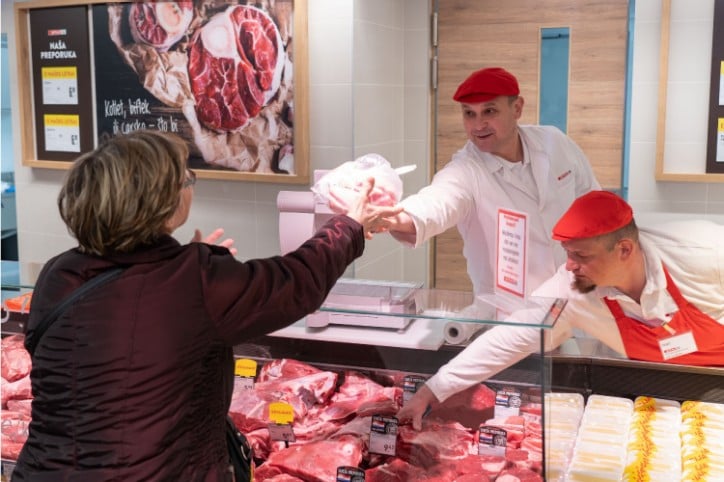 Fleischtheke Spar Kroatien